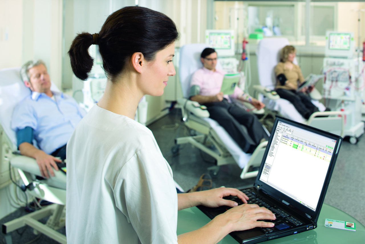 Blick in ein Dialysezentrum