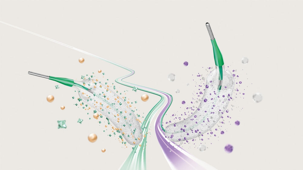 Two Drug coated balloons for coronary angioplasty