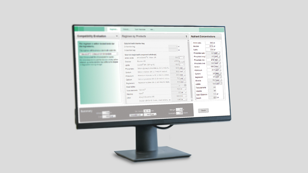 Viele Daten auf einem Monitor angezeigt