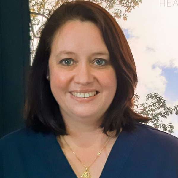 Ein Bild einer lächelnden Frau